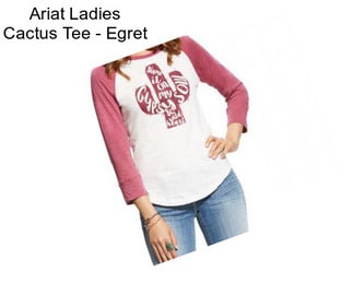 Ariat Ladies Cactus Tee - Egret