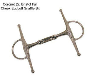 Coronet Dr. Bristol Full Cheek Eggbutt Snaffle Bit