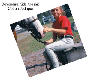 Devonaire Kids Classic Cotton Jodhpur