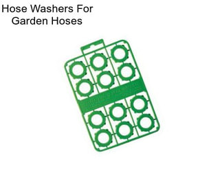 Hose Washers For Garden Hoses