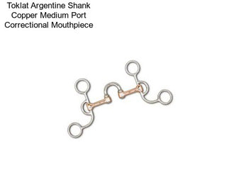 Toklat Argentine Shank Copper Medium Port Correctional Mouthpiece