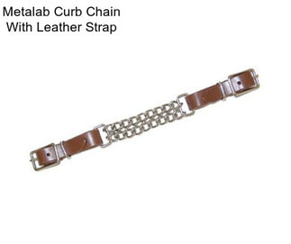 Metalab Curb Chain With Leather Strap