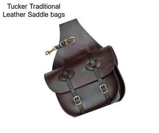 Tucker Traditional Leather Saddle bags