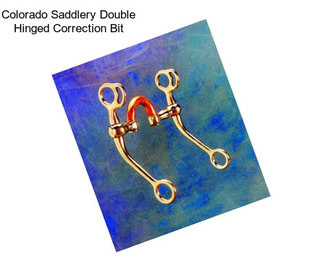 Colorado Saddlery Double Hinged Correction Bit
