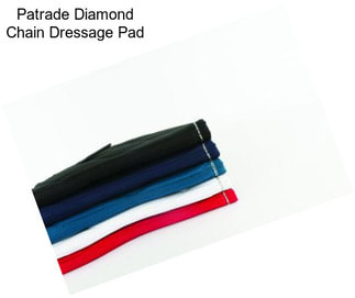 Patrade Diamond Chain Dressage Pad