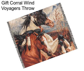 Gift Corral Wind Voyagers Throw