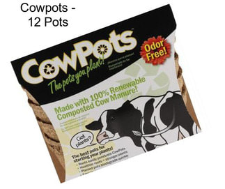 Cowpots - 12 Pots