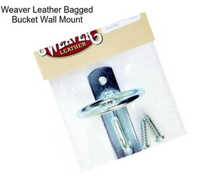 Weaver Leather Bagged Bucket Wall Mount