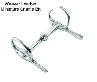 Weaver Leather Miniature Snaffle Bit