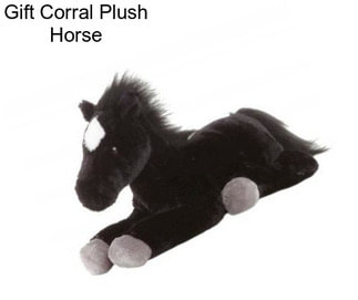 Gift Corral Plush Horse