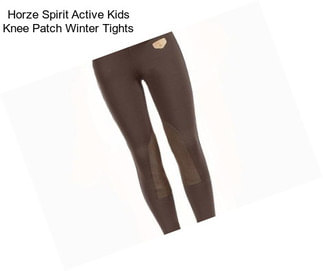 Horze Spirit Active Kids Knee Patch Winter Tights