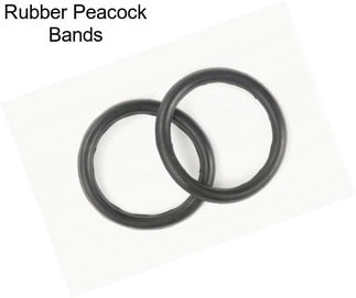 Rubber Peacock Bands