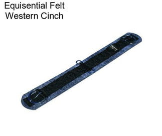 Equisential Felt Western Cinch