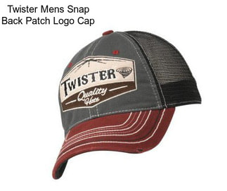 Twister Mens Snap Back Patch Logo Cap