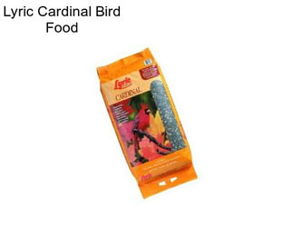 Lyric Cardinal Bird Food