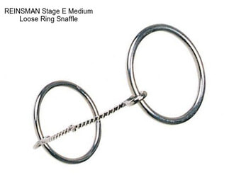 REINSMAN Stage E Medium Loose Ring Snaffle