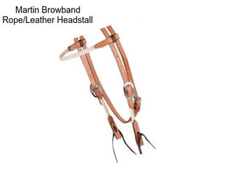 Martin Browband Rope/Leather Headstall