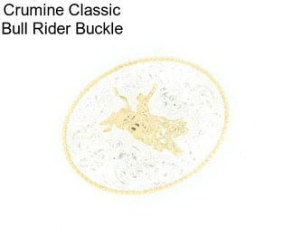 Crumine Classic Bull Rider Buckle