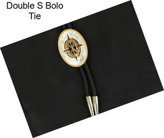 Double S Bolo Tie