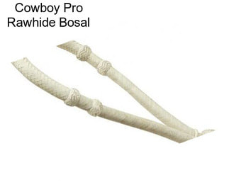 Cowboy Pro Rawhide Bosal