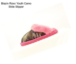 Blazin Roxx Youth Camo Slide Slipper