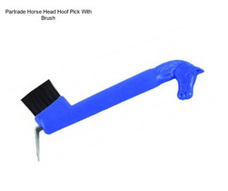 Partrade Horse Head Hoof Pick With Brush