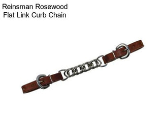 Reinsman Rosewood Flat Link Curb Chain