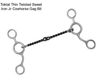 Toklat Thin Twisted Sweet Iron Jr Cowhorse Gag Bit