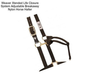 Weaver Xtended Life Closure System Adjustable Breakaway Nylon Horse Halter