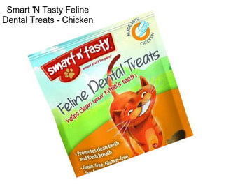 Smart \'N Tasty Feline Dental Treats - Chicken