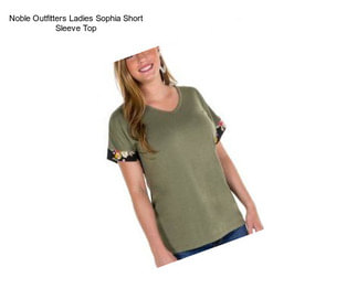 Noble Outfitters Ladies Sophia Short Sleeve Top