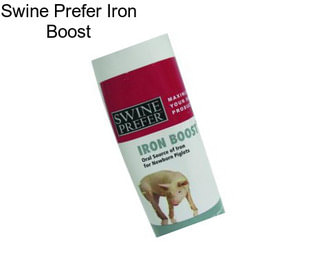 Swine Prefer Iron Boost