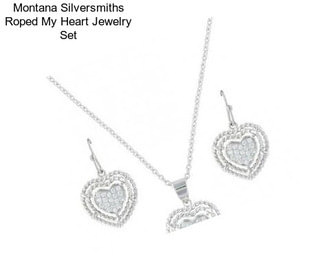 Montana Silversmiths Roped My Heart Jewelry Set