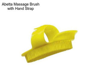 Abetta Massage Brush with Hand Strap