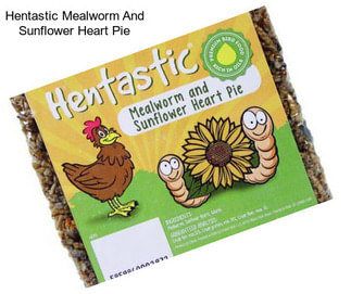 Hentastic Mealworm And Sunflower Heart Pie