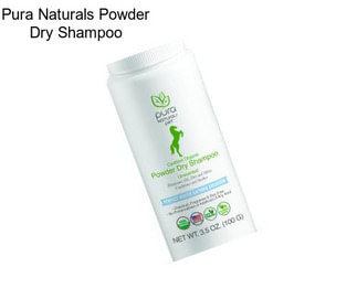 Pura Naturals Powder Dry Shampoo