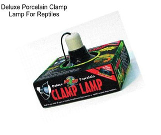 Deluxe Porcelain Clamp Lamp For Reptiles