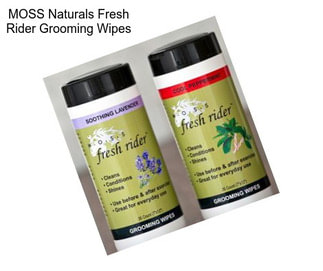 MOSS Naturals Fresh Rider Grooming Wipes