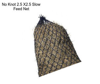 No Knot 2.5 X2.5 Slow Feed Net