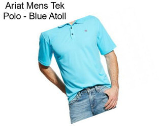 Ariat Mens Tek Polo - Blue Atoll