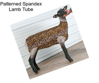 Patterned Spandex Lamb Tube