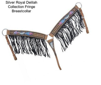 Silver Royal Delilah Collection Fringe Breastcollar