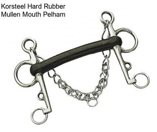 Korsteel Hard Rubber Mullen Mouth Pelham