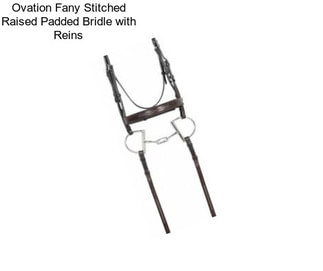 Ovation Fany Stitched Raised Padded Bridle with Reins