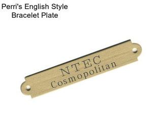 Perri\'s English Style Bracelet Plate