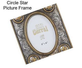 Circle Star Picture Frame