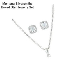 Montana Silversmiths Boxed Star Jewelry Set