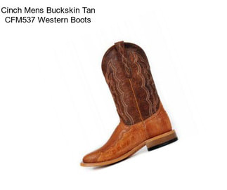 Cinch Mens Buckskin Tan CFM537 Western Boots