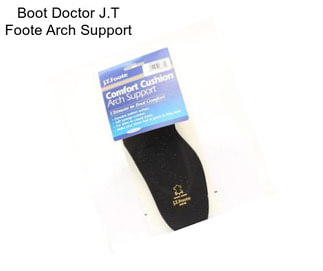 Boot Doctor J.T Foote Arch Support