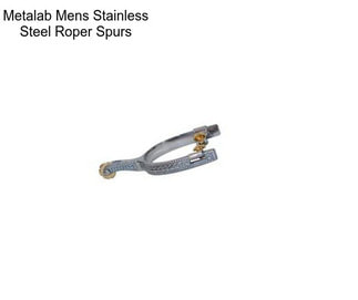 Metalab Mens Stainless Steel Roper Spurs